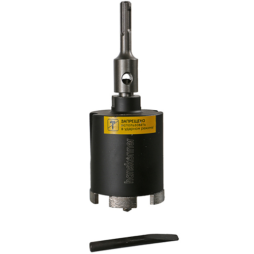 Коронка алмазная по армированному бетону 68*80мм Hanskonner