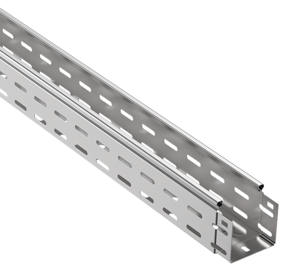 Лоток перфорированный 80*100*3000мм &quot;ИЭК&quot;без крышки