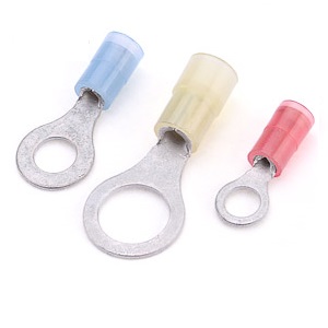 Наконечник кольцевой изолированный  НКИ-н 1,25-3 "ИЭК", сечение: 0,5-1,5 мм2 10шт