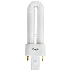 Лампа люминесцентная "Feron EST1" G23, 11Вт, 220В, 2700К одноцокольная 1U/T4 2P