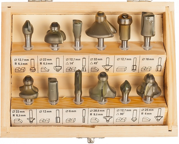 Набор Фрезы "Stayer" по дереву, 12шт