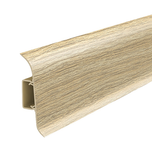 Плинтус "Дуб северный", кабель-канал, мягкий край, 55*2200мм