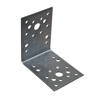 Уголок крепёжный перфорированный равносторонний 90*90*65мм