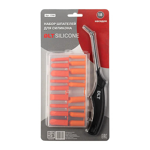 Набор шпателей "DLT Silicone" для силикона, 18 насадок