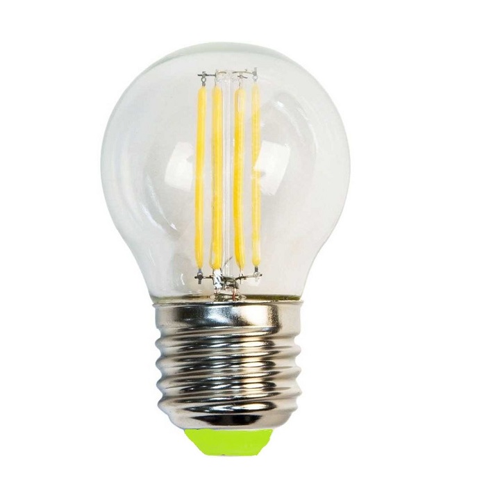 Лампа светодиодная  7Вт Е27 220В 4000К 810Лм, прозрачный LED-шар deko &quot;IN HOME&quot;