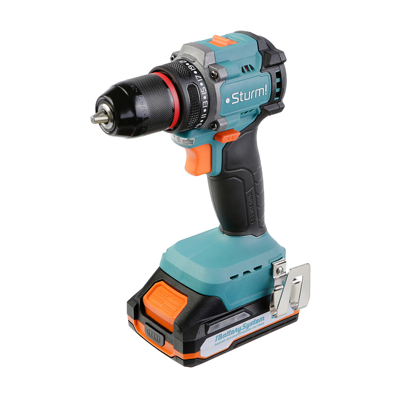 Дрель-шуруповерт аккум. б/щ "Sturm!" CD1860BL 18В, 60Нм, 2х2.0Ач, кейс
