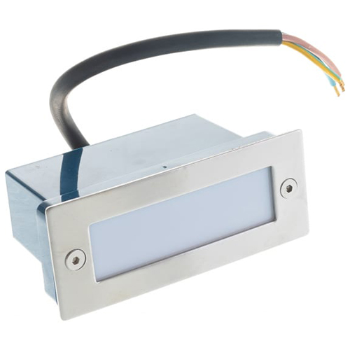 Светильник светодиодный встраив. "Feron LN201A" 1Вт, 5000K, 80Lm, IP65, серебро