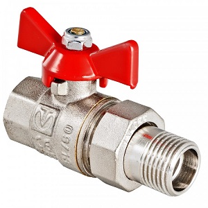 Клапан шаровый с американкой "Бабочка" F*МCB 1в/н "Lavita"