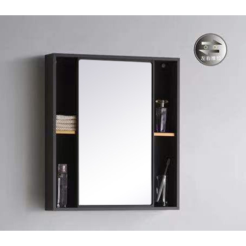 Шкаф с зеркалом Solomon 611-60, серый, 600мм