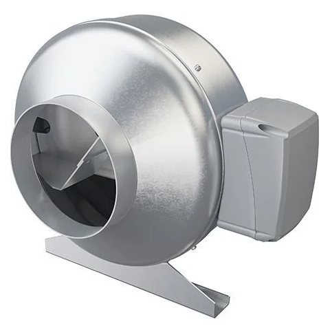 Вентилятор "Era" приточно-вытяжн. "Mars GDF 125" D125, 64Вт, 340м3/час, центробеж.канальный, оцинк.сталь