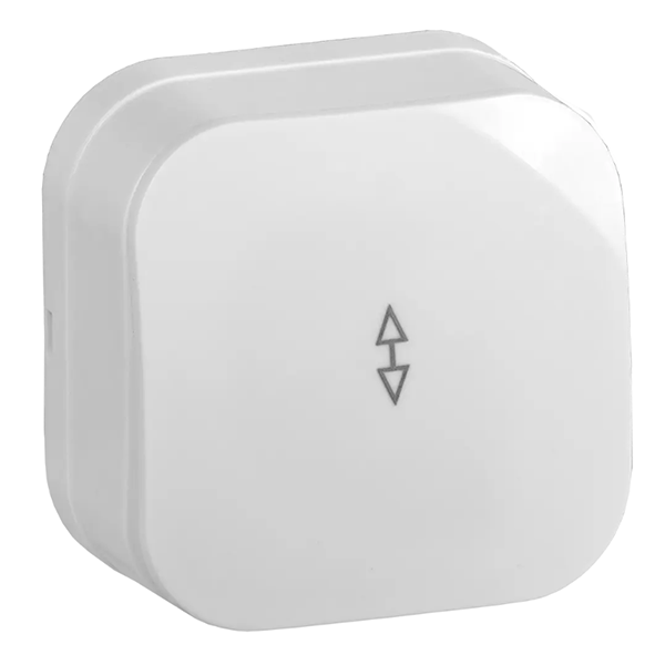 Выключатель 1-кл проходной цвет клавиши белый, "Glory" ВСп10-1-0-ХБ "ИЭК"