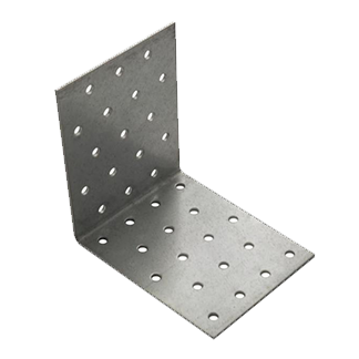 Уголок крепёжный перфорированный равносторонний 100*100*80мм