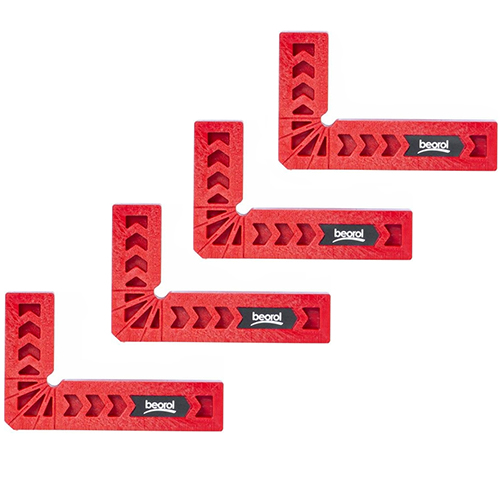 Набор угольников "DLT" столярных пластиковых внешний размер 80*50мм/внутренний размер 60*30мм, 4шт/уп