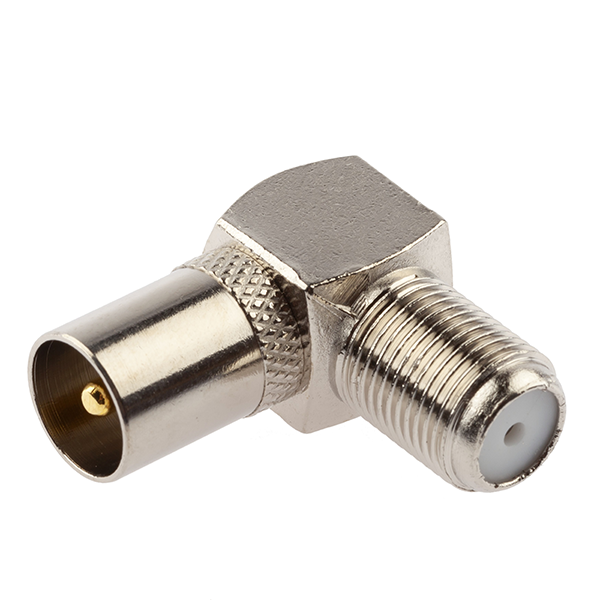 Переходник Simple гнездо F-штекер TV угловой &quot;Эра&quot;