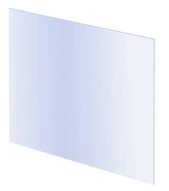 Стекло поликарбонатное внешнее к КЕДР К-102 (110*90)