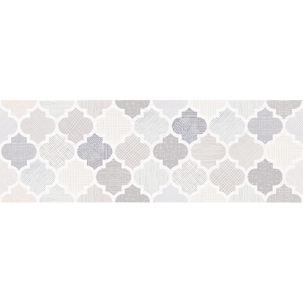 Декор керамический настенный "Норданвинд" 200*600мм, серый