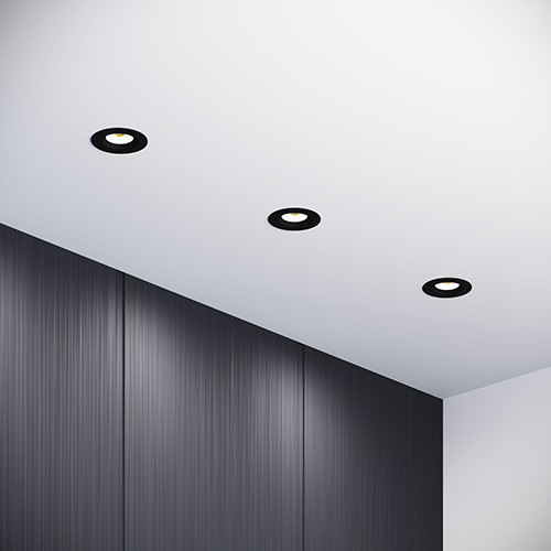 Светильник потолочный встраив. MR16 Minnie GU10 черный "Elektrostandard"