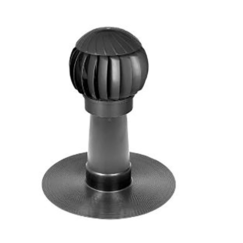 Нанодефлектор кровельный RRTV d160 пластиковый черный