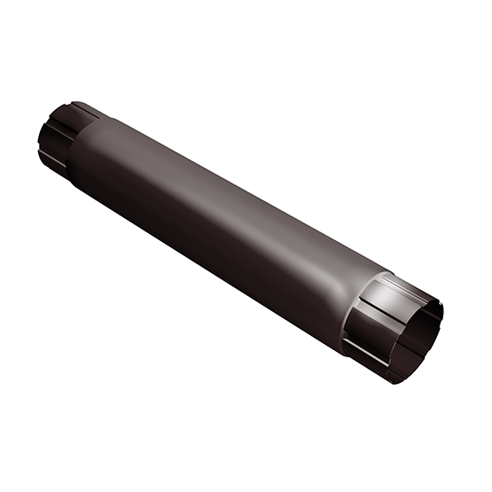 Металлическая труба соединительная "Шоколад" "Grand Line" d=100мм, 1м