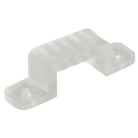 220В Крепление "Эра" для светодиодной ленты, прозрачный силиконовый IP20