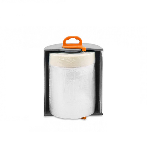 Пленка "Rollingdog" защитная укрывная на малярной ленте с диспенсером 30м x 55см