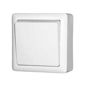 Выключатель 1-кл, &quot;Хит Wessen&quot;, накладной, белый, VA16-131-B