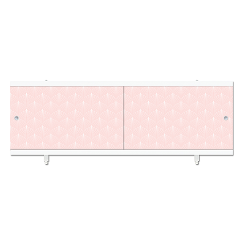 Экран для ванны "Розовый иней", 1,48м