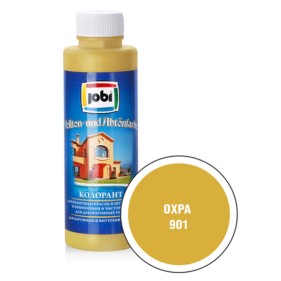 Краска колеровочная "Jobi", 0,5л, "Коричнево-бежевый (Охра)"