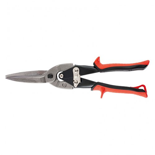 Ножницы по металлу MATRIX, 285 мм, пряморежущие, обрезиненные рукоядки