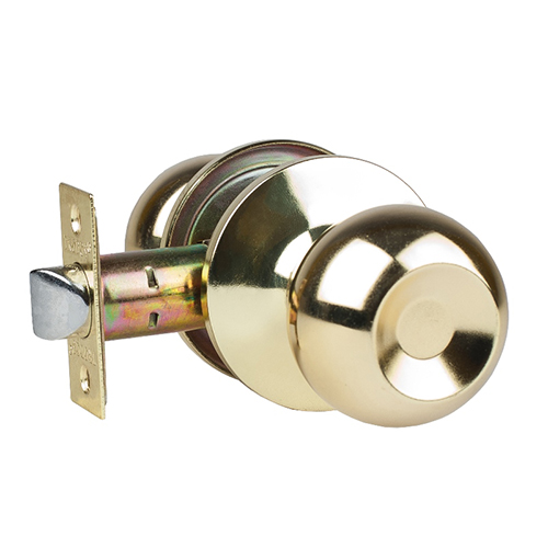 Ручка дверная "ЗШ-05", шариковая, без фиксатора, "Золото"