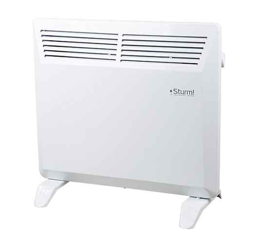 Конвектор Sturm!,1000Вт, механ термост,напол,защ от перегр/опрокид