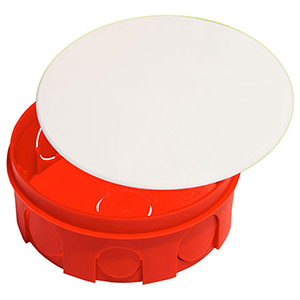 Коробка распределительная "Hegel" для скрытой проводки, d-97мм, h-38,5мм