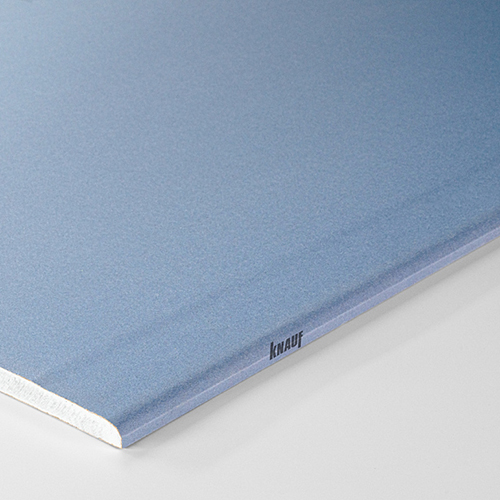 ГКЛ влаго-огнестойкий Кнауф Сапфир (повышенная прочность) 2500*1200*12,5мм полукруглая утонённая кромка