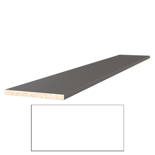 Доборная планка , 150*2070*10мм, , ламинатин, "Белое"Дубрава-Сибирь