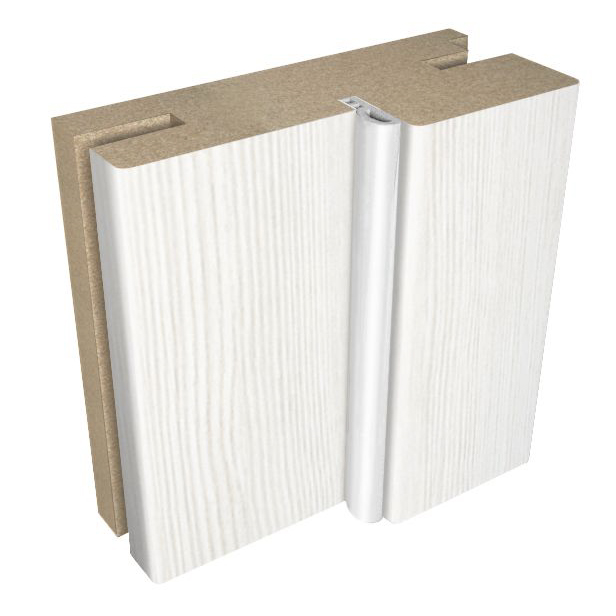 Стойка дверной коробки без уплотнителя, 70*2050*26мм, ПВХ, "Ясень снежный" ФлайДорс