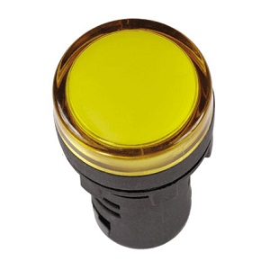 Лампа AD22DS(LED), матрица d22мм желтая 230В "ИЭК"