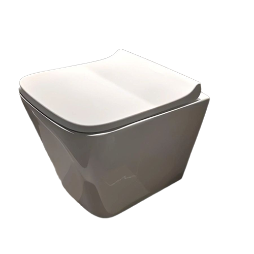 Унитаз &quot;Golden Frog LT052E-R&quot; подвесной с крышкой микролифт, безободковый