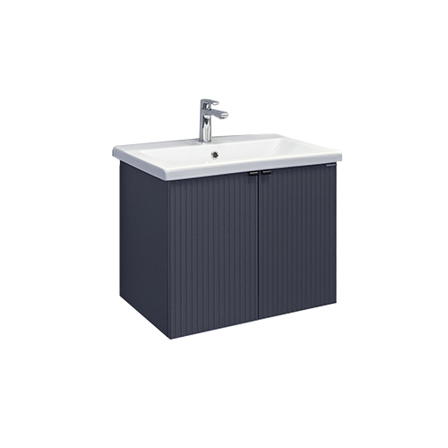 Тумба "Лима 70П", 700*550*450мм, антрацит, подвесная с умывальником "Como 70"