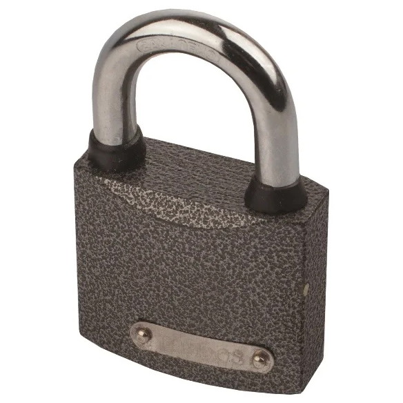 Замок навесной полимер уличный &quot;Trodos&quot; BC-HG36-63, чугун, серый