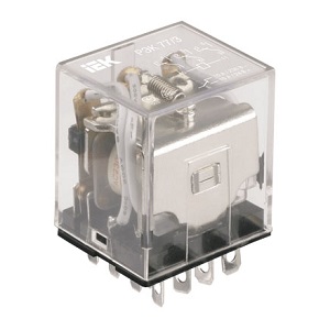 Реле промежуточное РЭК77/3, "LY3" 10A 12B АC (переменный ток) "ИЭК"