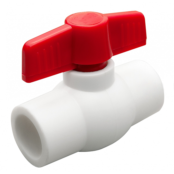 Кран "Aquattro" шаровый для холодной воды PPR 25 "Бабочка"