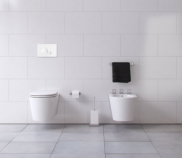 Кнопка &quot;Globe&quot; двойная механическая для инсталляций Oli 120 Eco Sanitarblock,74,80,Plus, Expert Plus, Quadra Plus белая, пластик