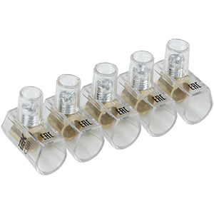 Зажим винтовой концевой изолированный &quot;ИЭК&quot; КЗВИ 6,0мм2, 5*1