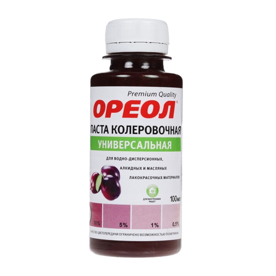 Паста колерная универсальная "Ореол", 100мл, "Сливовый №31"