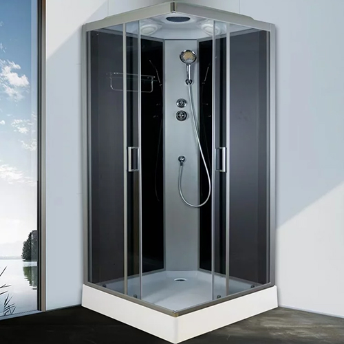 Душевая кабина "Golden Frog S90NA", поддон акриловый, низкий, тонированные стекла 900*900*2150мм