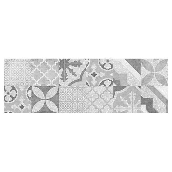 "Terrazzo" TES092D, плитка настенная 198*598мм, печворк серый
