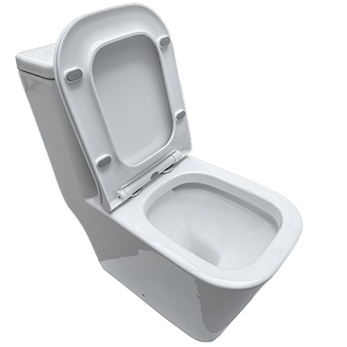 Унитаз-компакт моноблок &quot;Triton-Pro Mono MO-8706&quot; прямой выпуск, нижняя подводка белый с сиденьем