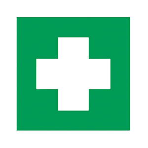 Знак "Медицинская аптечка" 150*150мм "ИЭК"