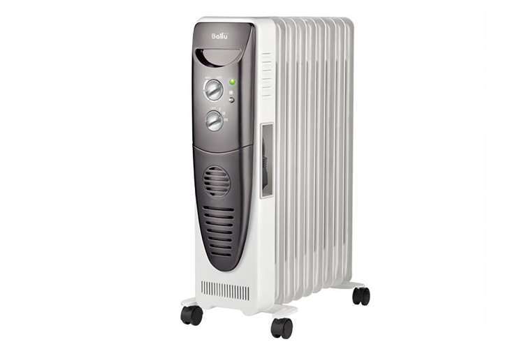 Масляный радиатор "Ballu Turbo" BOH/TB-07FH 1500Вт 7 секций