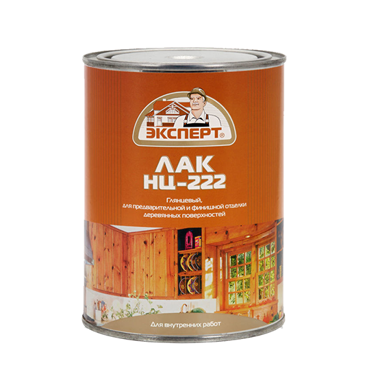 Лак НЦ-222 мебельный глянцевый "Эксперт", 0,7кг